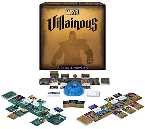 Ravensburger Marvel Villainous: Infinite Power Strategie-Brettspiel – fesselnder Gehirn-Teaser ab 12 Jahren, einzigartige Marvel-Charaktere, Verstellbarer Schwierigkeitsgrad, ideal für Marvel-Fans von Ravensburger