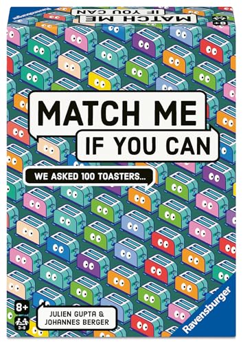 Ravensburger Match Me If You Can Strategie-Brettspiel für Erwachsene und Kinder ab 8 Jahren – 3 bis 8 Spieler Ravensburger Match Me If You Can Strategie-Brettspiel für Erwachsene und Kinder ab 8 Jahren – 3 bis 8 Spieler von Ravensburger