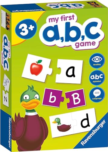 Ravensburger My First ABC Lernspiele für Kinder ab 4 Jahren, ideal für frühes Lernen, Alphabet, Lesen und Rechtschreiben von Ravensburger