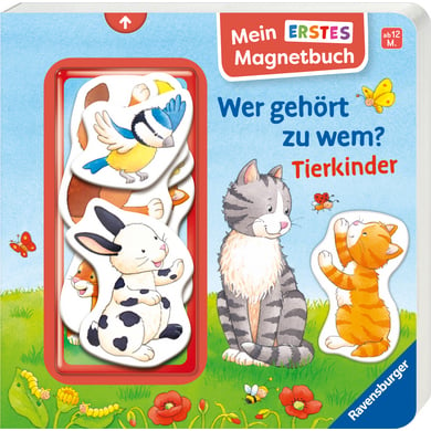 Ravensburger Mein erstes Magnetbuch: Wer gehört zu wem? Tierkinder von Ravensburger