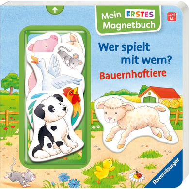 Ravensburger Mein erstes Magnetbuch: Wer spielt mit wem? Bauernhoftiere von Ravensburger