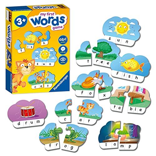 Ravensburger 20807 Mein erstes Spiel: Wörter Lernspiele für Kinder ab 4 Jahren, ideal für frühes Lernen, Alphabet, Lesen und Rechtschreiben von Ravensburger