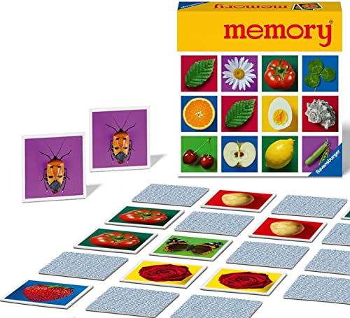 Ravensburger - 20889 - Ravensburger Classic Memory®, Neuauflage des Spieleklassikers aus dem Jahr 1969, Merkspiel für 2-8 Spieler ab 6 Jahren von Ravensburger