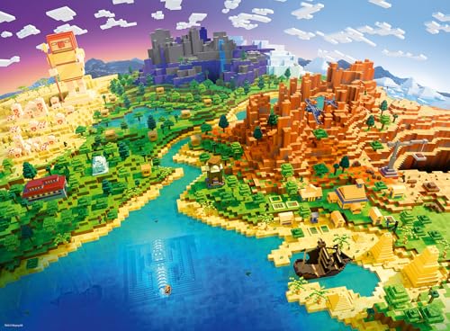 Ravensburger Minecraft Puzzle, 500 Teile, Premium-Qualität, hergestellt in Europa, FSC-zertifizierte Materialien Ravensburger Minecraft Puzzle, 500 Teile, Premium-Qualität, hergestellt in Europa, FSC-zertifizierte Materialien von Ravensburger