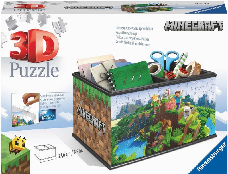 Ravensburger Minecraft Puzzle Schatzkiste 108 Teile von Ravensburger