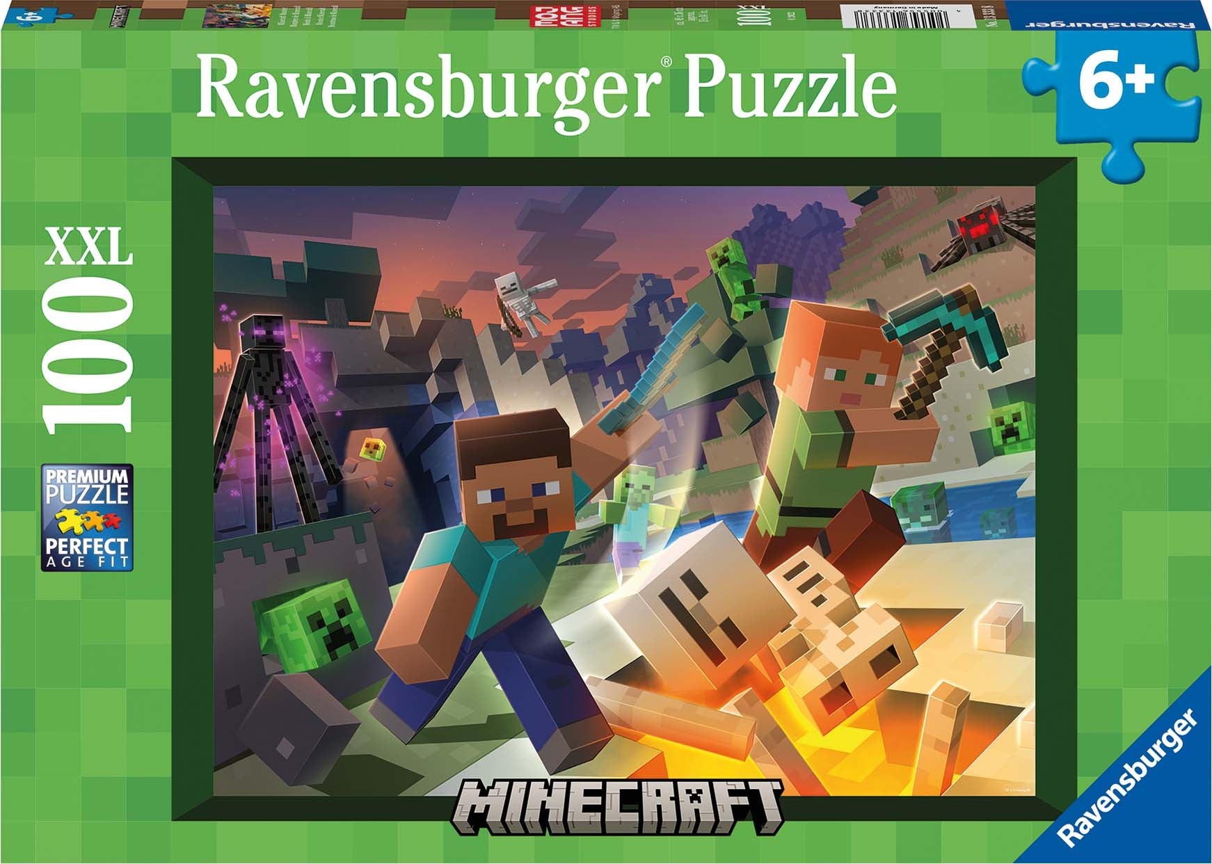 Ravensburger Minecraft XXL Puzzle 100 Teile von Ravensburger