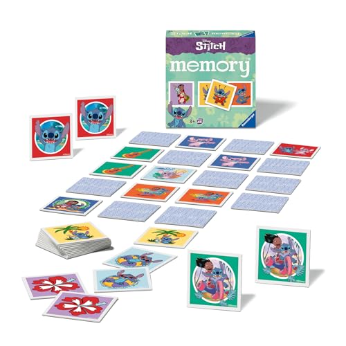 Ravensburger Mini Memory® Stitch | 48 Bildkarten Kinder Legespiel von Ravensburger