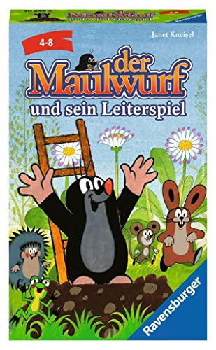 Ravensburger 20649 - Der Maulwurf und sein Leiterspiel, ein Mitbringspiel von Ravensburger für Kinder ab 4 Jahren, Braun, Grün, Beige von Ravensburger