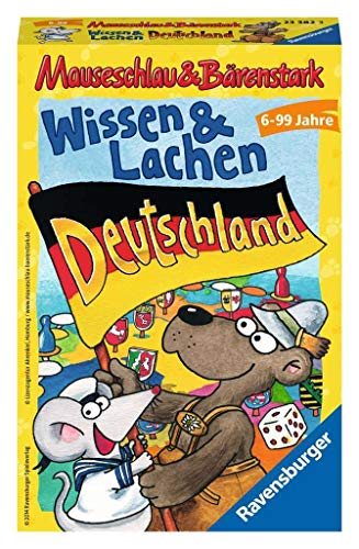 Ravensburger Mitbringspiele 23382 - Mauseschlau & Bärenstark Wissen und Lachen – Deutschland von Ravensburger