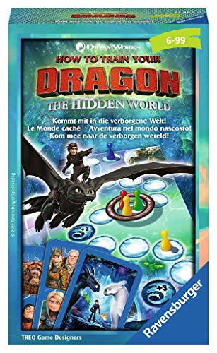 Ravensburger Mitbringspiele 23466 - Das Ravensburger Mitbringspiel "Kommt mit in die verborgene Welt" zum neuen Kinofilm: Drachenzähmen leicht gemacht 3 - Die geheime Welt von Ravensburger