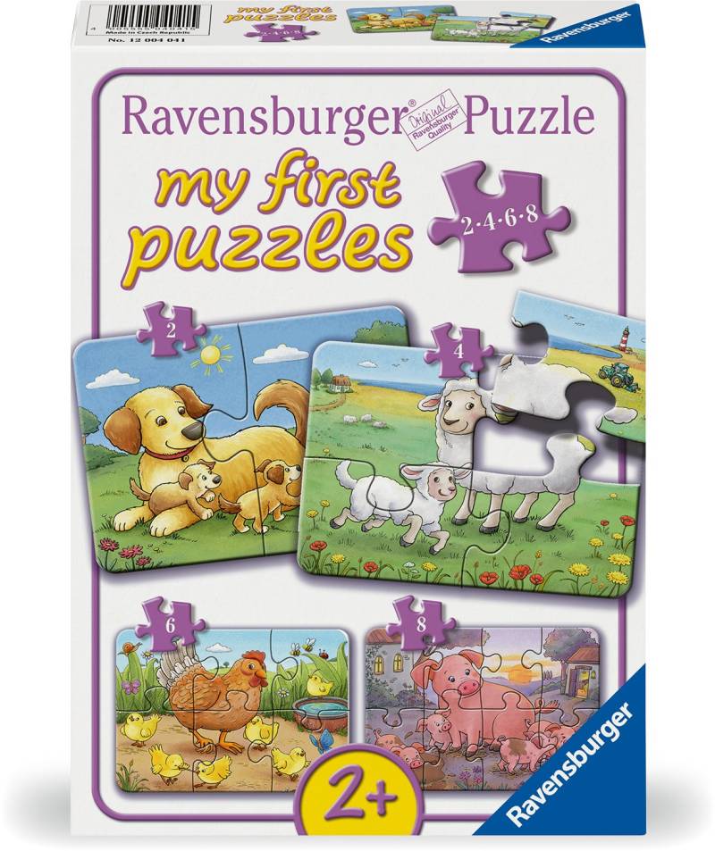 Ravensburger My First Puzzles Puzzles Bauernhoftiere 4-in-1 von Ravensburger