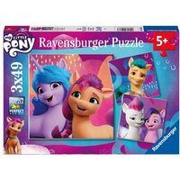 Puzzle Ravensburger Ravensburger Kinderpuzzle - My little Pony Movie - 3 X 49 Teile von Ravensburger