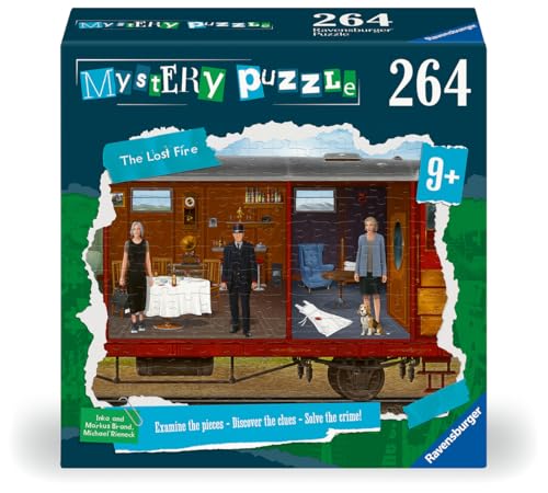 Ravensburger Mystery Puzzle - The Lost Fire 264 Teile Puzzle für Kinder - Jedes Teil ist ein Unikat, Teile passen perfekt zusammen von Ravensburger