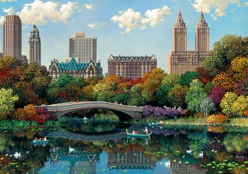 Ravensburger NY Central Park - Bow Bridge 1000 Teile Puzzle | Entspannende Aktivität | Einzigartige und perfekt sitzende Teile, langlebiges Puzzle für Erwachsene von Ravensburger