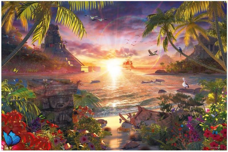 Ravensburger Paradiesischer Sonnenuntergang 18000 Teile Puzzle Ravensburger-17824 von Ravensburger