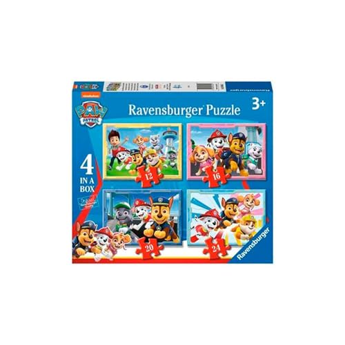 Ravensburger 03065 1 Paw Patrol 4 Puzzles in Einer Box, Mehrfarbig von Ravensburger