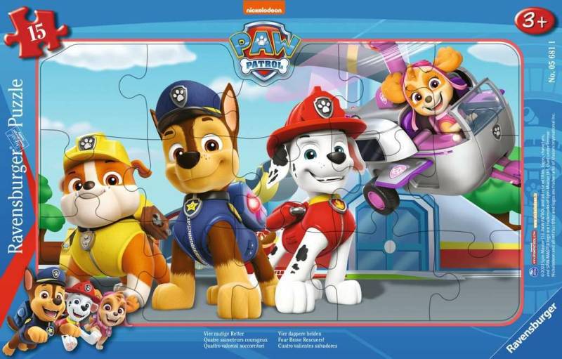 Ravensburger Paw Patrol Rahmenpuzzle 15 Teile von Ravensburger