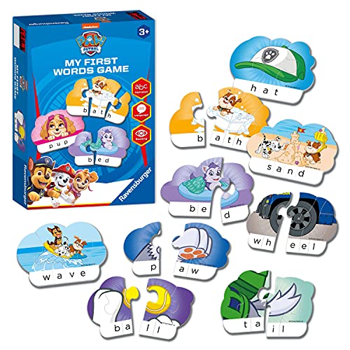 Ravensburger Paw Patrol Lernspiele für Kinder ab 3 Jahren, ideal für frühes Lernen, Alphabet, Lesen und Rechtschreiben von Ravensburger