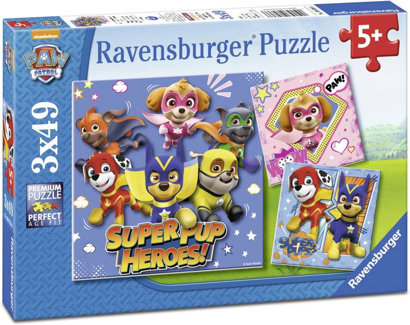 Ravensburger Paw Patrol Puzzle 3x49 Teile von Ravensburger