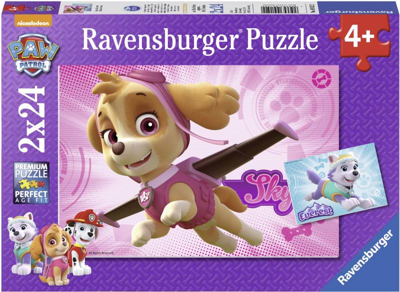 Ravensburger Paw Patrol Puzzle Skye &  Everest 2x24 Teile von Ravensburger