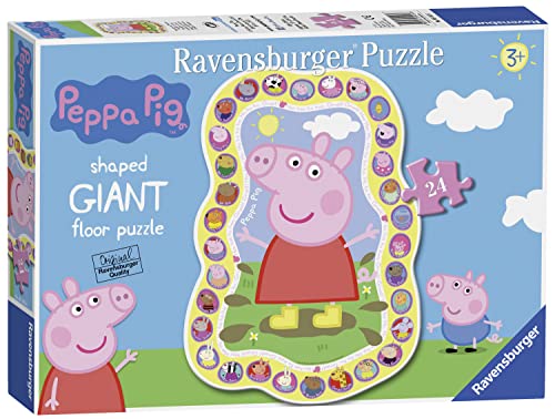 Ravensburger Peppa Pig 24-teiliges riesiges Bodenpuzzle für Kinder ab 3 Jahren – Lernspielzeug für Kleinkinder Ravensburger Peppa Pig 24-teiliges riesiges Bodenpuzzle für Kinder ab 3 Jahren – Lernspielzeug für Kleinkinder von Ravensburger
