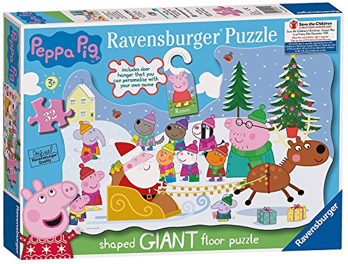 Ravensburger Peppa Pig 32 Piece Christmas Jigsaw Puzzle for Kids Age 3 Years Up with Door Hanger von Ravensburger