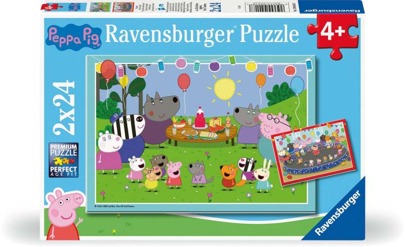 Ravensburger Peppa Wutz Puzzles 2x24 Teile von Ravensburger