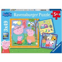 Puzzle Ravensburger Peppas Familie und Freunde 3 X 49 Teile von Ravensburger