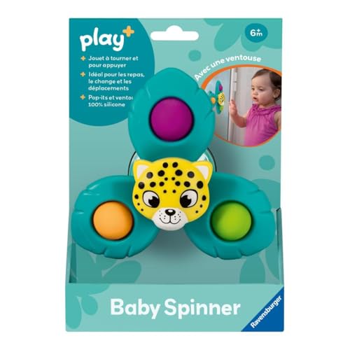 Ravensburger Play + 34012 Baby-Spinner, Leopardenmuster, ab 6 Monaten, französische Version von Ravensburger