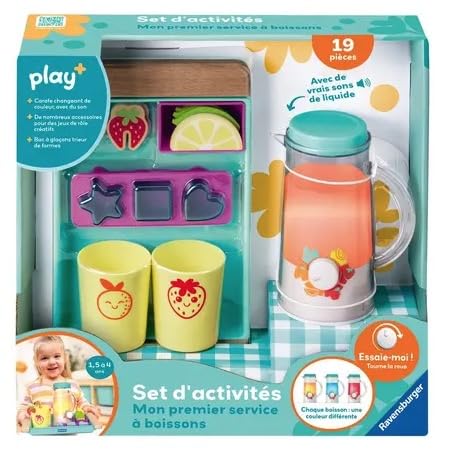 Ravensburger Play + Aktivitätsset: Mein erster Getränkeservice – Babyspielzeug ab 18 Monaten – französische Version – 34068 Ravensburger Play + Aktivitätsset: Mein erster Getränkeservice – Babyspielzeug ab 18 Monaten – französische Version – 34068 von Ravensburger