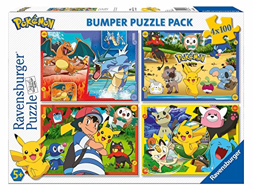 Ravensburger 6929 Pokemon Pokémon Puzzle 4 x 100 Stück von Ravensburger