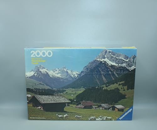 Ravensburger Puzzle, 2000 Teile, Schweizer Berglandschaft, Alpine Bergszene von Ravensburger