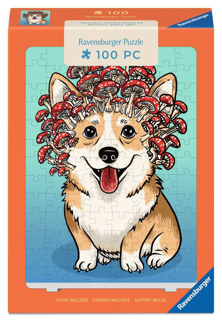 Ravensburger Puzzle 100 Teile Minipuzzle - Corgi-Pilz - Ravensburger Puzzle 100 Teile Minipuzzle - Corgi-Pilz - von Ravensburger