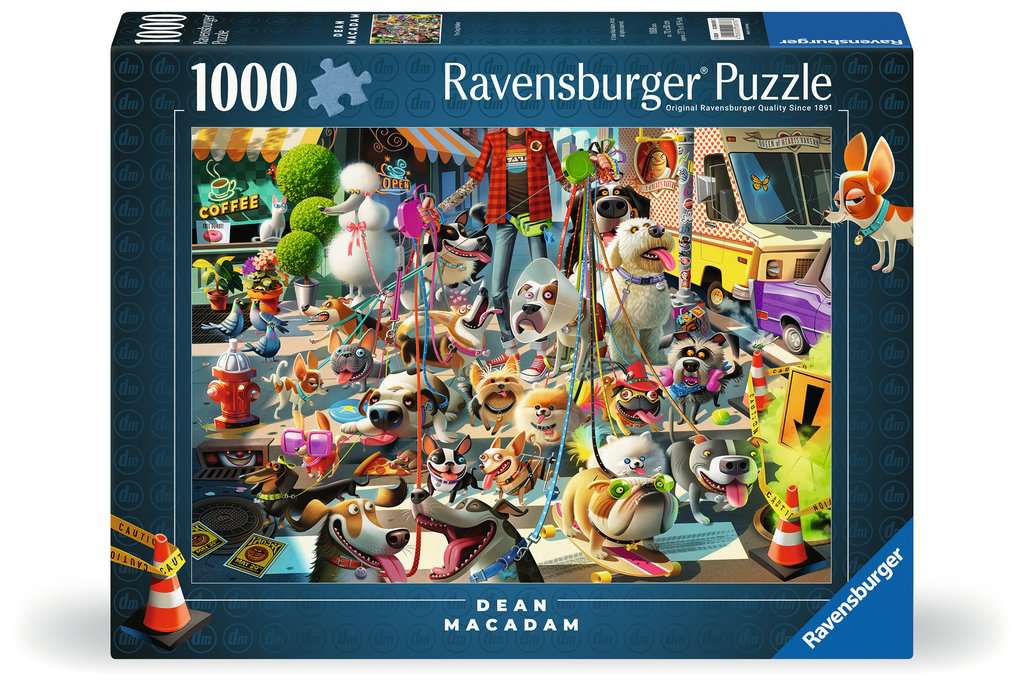 Ravensburger Puzzle 1000 Teile - Dean Mac Adam Vierbeiner auf Tour - Ravensburger Puzzle 1000 Teile - Dean Mac Adam Vierbeiner auf Tour - von Ravensburger