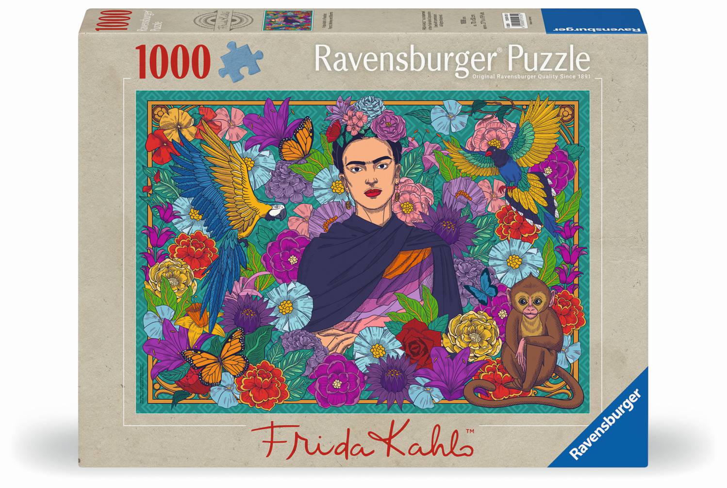 Ravensburger Puzzle 1000 Teile - Frida Kahlos Paradies: Papageien, Affen und Blü... - Ravensburger Puzzle 1000 Teile - Frida Kahlos Paradies: Papageien, Affen und Blü... - von Ravensburger