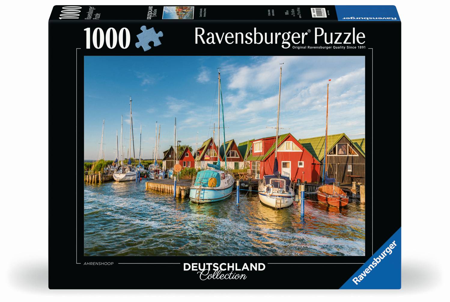 Ravensburger Puzzle 1000 Teile - Romantische Hafenwelt von Ahrenshoop - Ravensburger Puzzle 1000 Teile - Romantische Hafenwelt von Ahrenshoop - von Ravensburger