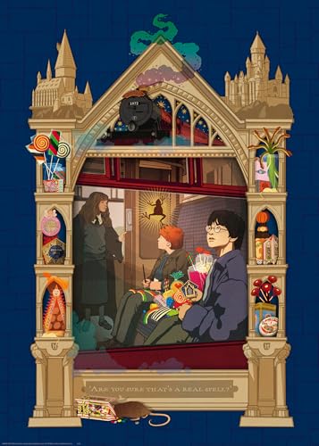 Ravensburger Puzzle 12000500 - Harry Potter auf dem Weg nach Hogwarts - 1000 Teile Puzzle für Erwachsene und Kinder ab 14 Jahren Ravensburger Puzzle 12000500 - Harry Potter auf dem Weg nach Hogwarts - 1000 Teile Puzzle für Erwachsene und Kinder ab 14 Jahren von Ravensburger
