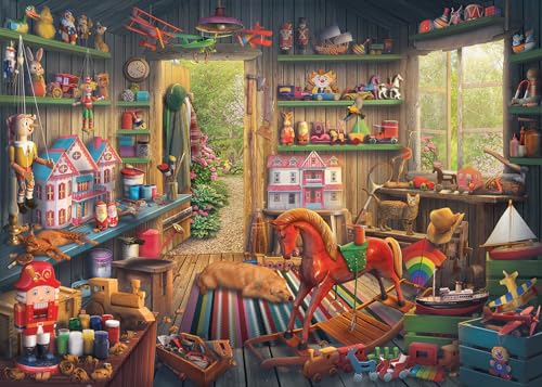 Ravensburger Puzzle 12000576 - Spielzeug von damals - 1000 Teile Puzzle für Erwachsene und Kinder ab 14 Jahren von Ravensburger