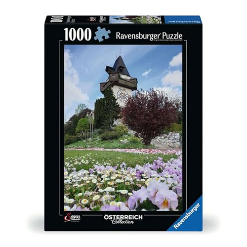 Ravensburger Puzzle 12000611 - Uhrturm in Graz - 1000 Teile Puzzle für Erwachsene und Kinder ab 14 Jahren, von Ravensburger