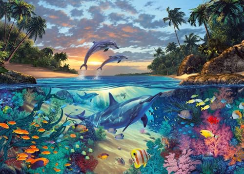 Ravensburger Puzzle 12000646 - Korallenbucht - 1000 Teile Puzzle für Erwachsene und Kinder ab 14 Jahren, Puzzle mit Unterwasserwelt-Motiv von Ravensburger