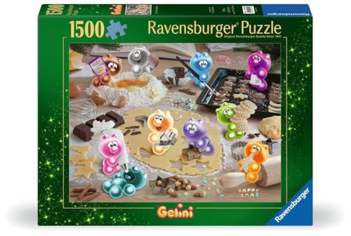 Ravensburger Puzzle 12000725 - Gelinis Weihnachtsbäckerei - 1500 Teile Puzzle für Erwachsene und Kinder ab 14 Jahren, Weihnachts-Puzzle von Ravensburger