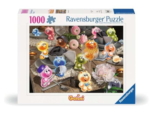 Ravensburger Puzzle 12000788 - Gelini decken den Tisch - 1000 Teile Puzzle für Erwachsene und Kinder ab 14 Jahren, von Ravensburger