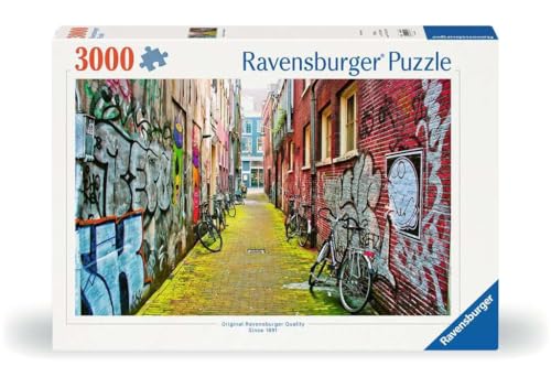 Ravensburger Puzzle 12000807 - Street Art in Amsterdam - 3000 Teile Puzzle für Erwachsene ab 14 Jahren von Ravensburger