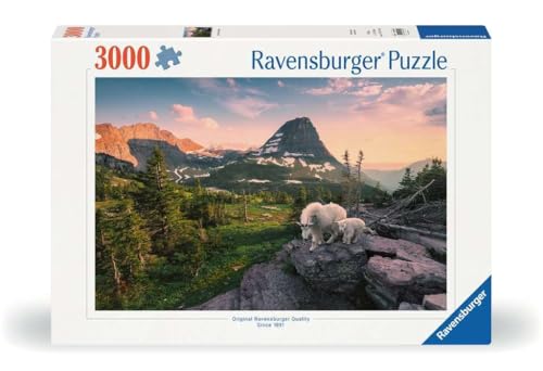 Ravensburger Puzzle 12000809 - Almbock mit Baby - 2000 Teile Puzzle für Erwachsene ab 14 Jahren von Ravensburger