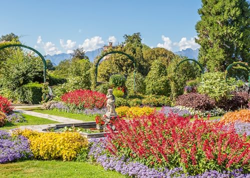 Ravensburger Puzzle 12000852, Beautiful Gardens - Park der Villa Pallavicino, Stresa, Italien - 1000 Teile Puzzle für Erwachsene und Kinder ab 14 Jahren von Ravensburger