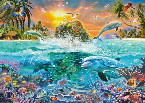 Ravensburger Puzzle 12000887 - Die Unterwasserinsel - 1000 Teile Puzzle für Erwachsene und Kinder ab 14 Jahren, Puzzle mit Meeres-Motiv von Ravensburger