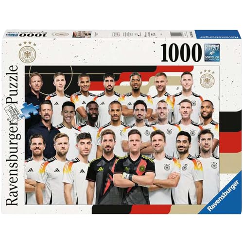 Ravensburger Puzzle 12001033 - Nationalmannschaft DFB 2024 - 1000 Teile Puzzle für Erwachsene und Kinder ab 14 Jahren, Fußball Puzzle, Fußball Geschenke von Ravensburger