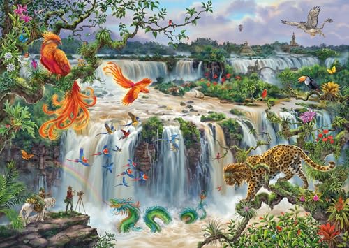 Ravensburger Puzzle 12001090 - Fantastischer Wasserfall von Iguazú - 1000 Teile Puzzle für Erwachsene und Kinder ab 14 Jahren, Landschafts-Puzzle von Ravensburger