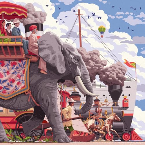 Ravensburger Puzzle 12001201 - Around The World in 80 Days - Art&Soul- 750 Teile Puzzle für Erwachsene und Kinder ab 14 Jahren von Ravensburger