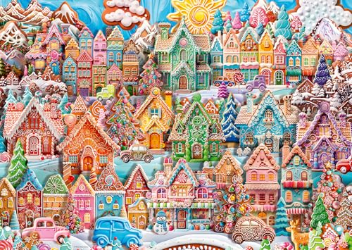 Ravensburger Puzzle 12001267 - Weihnachtsplätzchendorf - 1000 Teile Puzzle für Erwachsene und Kinder ab 14 Jahren, Weihnachts-Puzzle von Ravensburger